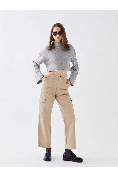 LC Waikiki Slim Fit dámské cargo kalhoty