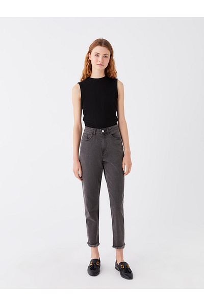 LC Waikiki Women's Jean Pants - Mom Fit