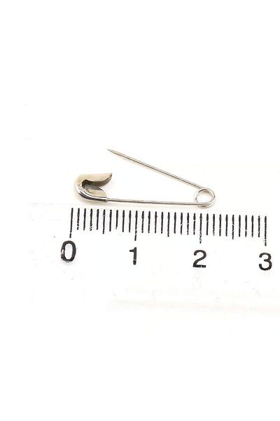 Melodi Scarf Women's Hijab and Multi-Purpose Silver Gray Safety Pin 50 Pieces