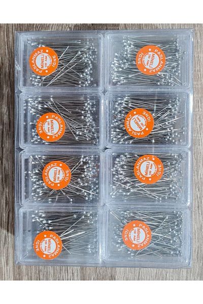 Melodi Scarf Women's Hijab and Multi-Purpose Bulk Needle Silver 100 Pieces