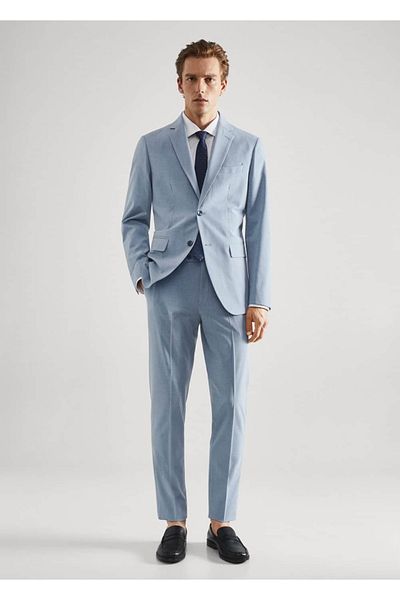 MANGO Man Stretch ύφασμα - Slim Fit Παντελόνι