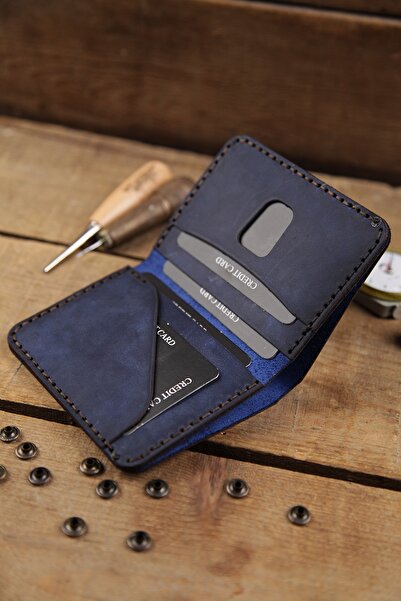 New Coast Leather 1900's Hakiki Deri El Yapımı Erkek Cüzdanı