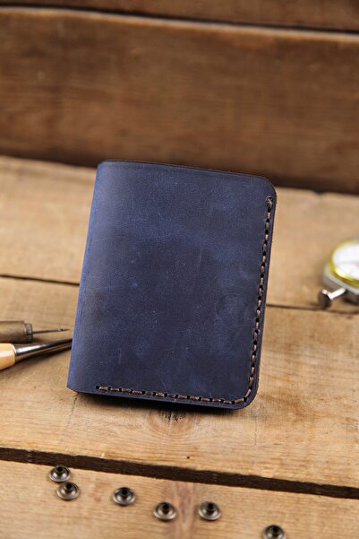 New Coast Leather 1900's Hakiki Deri El Yapımı Erkek Cüzdanı