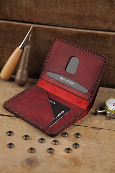 New Coast Leather 1900's Hakiki Deri El Yapımı Erkek Cüzdanı