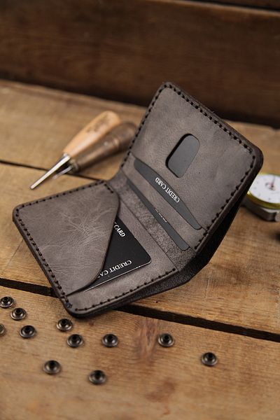 New Coast Leather 1900's Ανδρικό Πορτοφόλι - Γνήσιο Δέρμα, Χειροποίητο
