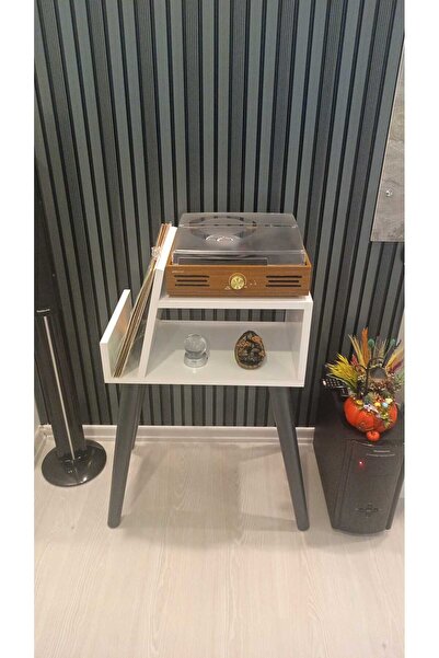 Alp E Ticaret Suntalam Plak Masası Geometrik 30 cm 20 cm 50 cm Beyaz