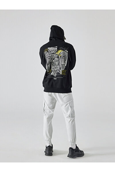 LC Waikiki Pánská mikina s dlouhým rukávem s potiskem