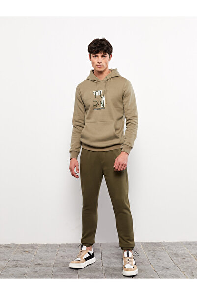 LC Waikiki Ανδρικό φούτερ με κουκούλα - μακρυμάνικο και στάμπα