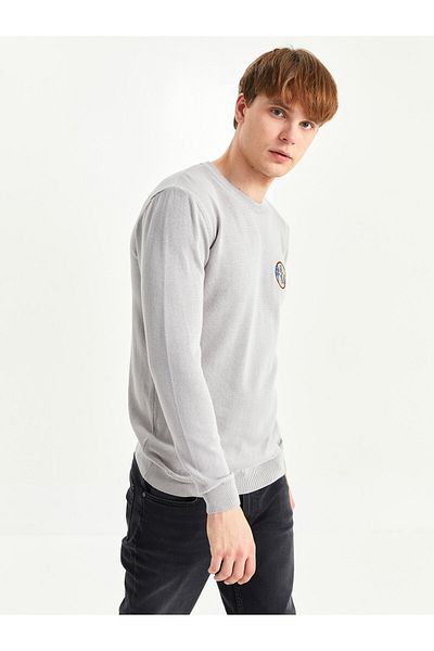 LC Waikiki Men's Knitwear Sweater - Long Sleeve, Crew Neck