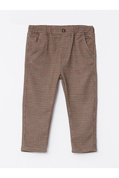 LC Waikiki بنطلون طفل رضيع منقوش بخصر مطاطي