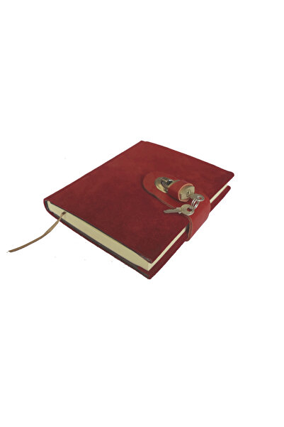 Notopelle Suede Leather Memory Book with Padlock