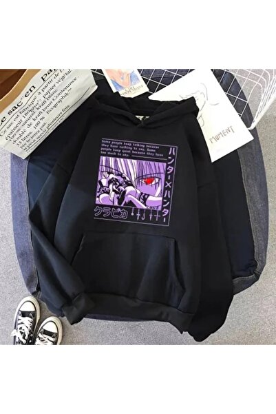 Le Savu سترة بقلنسوة للجنسين من Anime Hunter X Hunter Kurapika مطبوعة باللون ...