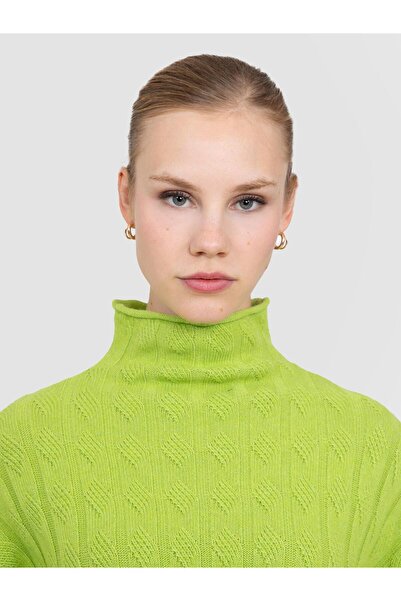 Serianno Organik Yün ve Pamuk Karışımlı Balıkçı Yaka Tunik