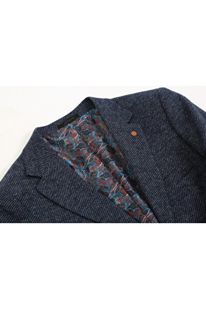 ACTUAL Slim Fit Blazer Single Jacket 7158-01-50 Navy