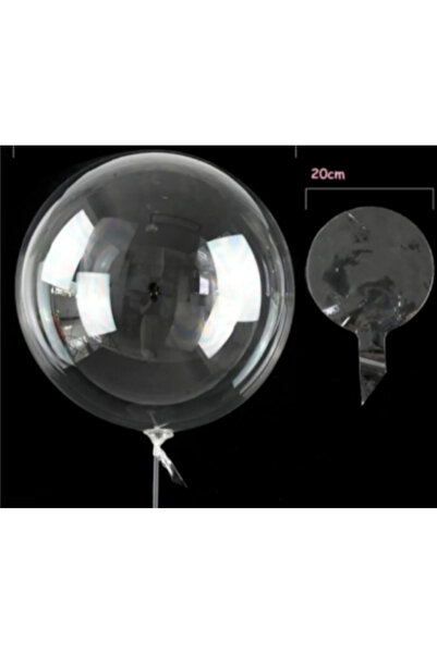 Ekin Süs 5 قطع 18 بوصة بالون بوبو شفاف عالي الجودة