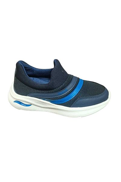 VALENT Laceless Aqua Ultra Light Orthopedic Unisex Sports Shoes Navy Blue