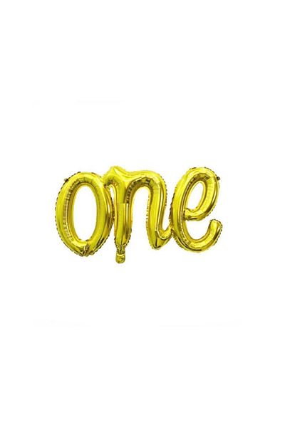 Bkmc ONE GOLD FOIL BALLOON