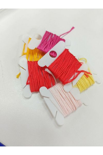 Dmc thread rolling card 28 pieces