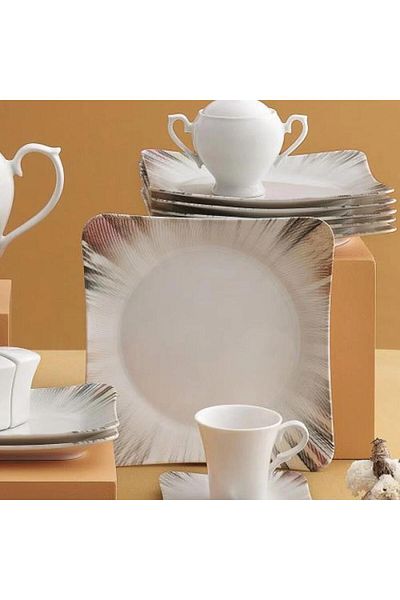 Güral Porselen Spinoza Elegant Breakfast Set for 6 People 30 pieces 725