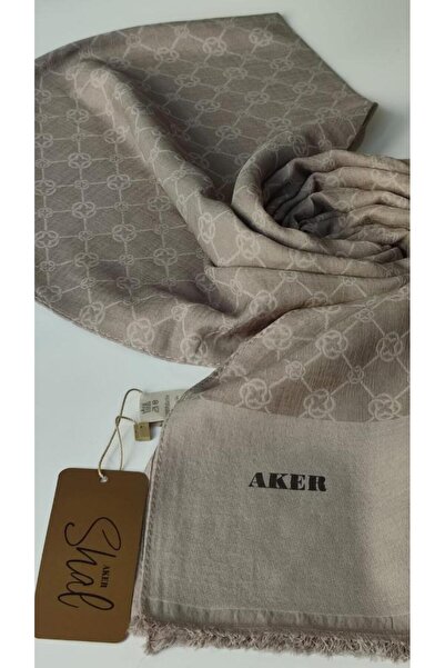 Aker Çakıltaşı Elegance Monogram Şal