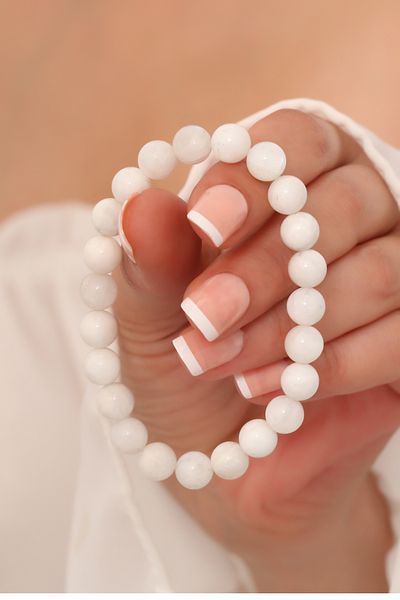 Dünya Doğal Taş Natural Stone Moonstone Bracelet