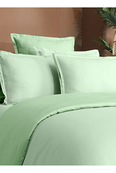 Sarev Yeşil Nevresim Takımı OLIVE NT ÇK V7