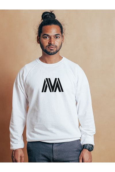 AEMİ Φούτερ με στάμπα Unisex Crew Neck Oversize
