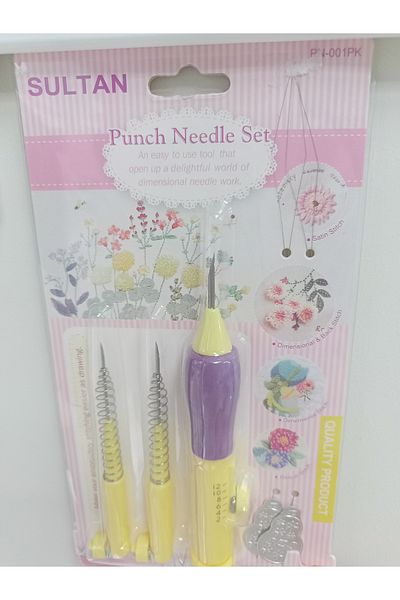 Sultan Purple Punch Needle Set