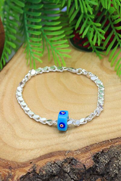 Midyat Nurtaş Gümüş Nazar Boncuklu 925 Ayar Gümüş Kadın Bileklik 201022767