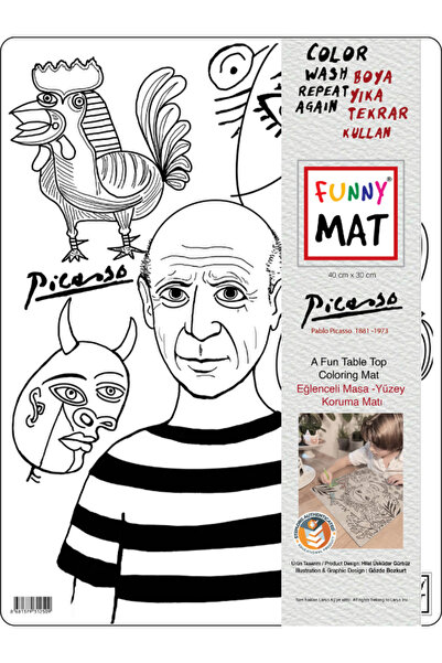 Akademi Çocuk - Funny Mat FUNNY MAT - PICASSO 30X40 cm