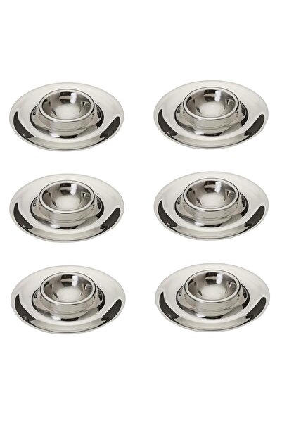 ÖZBİR Ozbir Stainless Steel Egg Cup 11 Cm 6 Pieces
