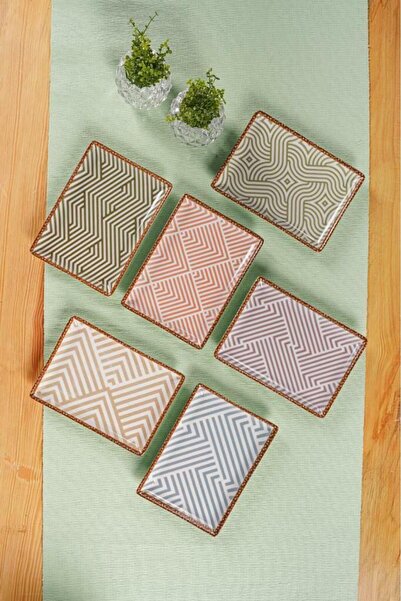 Porland Azelya Kahvaltı-meze Tabağı 18x13 Cm 6'lı