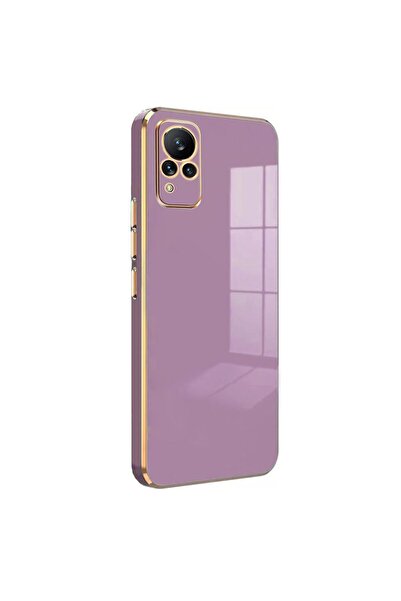 Microsonic Vivo V21 Kılıf Olive Plated Lila