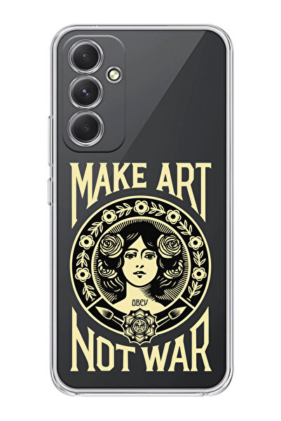 Galaxy A54 5g Compatible Make Art Patterned Transparent Phone Case