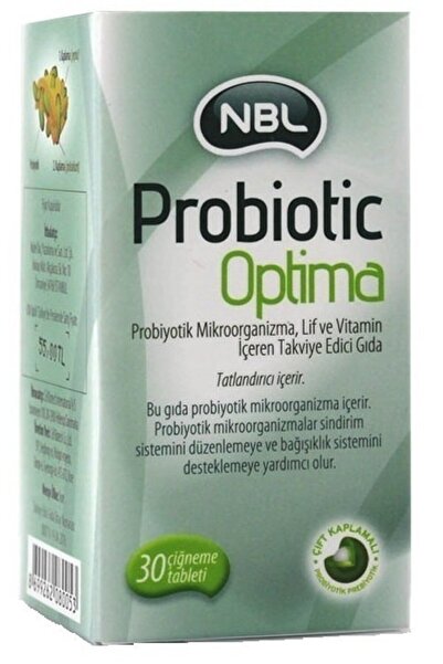 NBL Probiotic Optima Çiğneme Tableti 30 Tablet