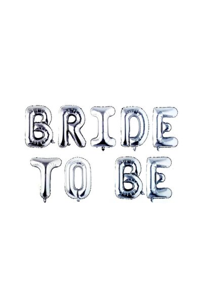 Bkmc طقم بالون فضي أنيق من BRIDE TO BE