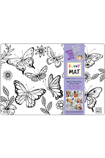 Akademi Çocuk - Funny Mat - Kelebekler -