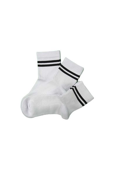 hefox 3 Pairs Men's Sole Bottom Towel Seamless Quality Striped Sports Socks Set By Elegant