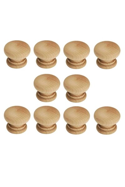 KOÇSAN 10 bucăți mâner din lemn pentru mobilier de bucătărie de lux, mâner pe...