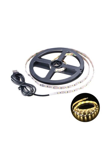 Genel Markalar 1 Metre Tv Arkası Aydınlatma 5v Usb Şerit Led Işık Günışığı Renk