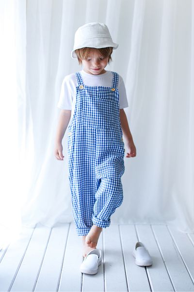 Blue jumpsuit for kids store