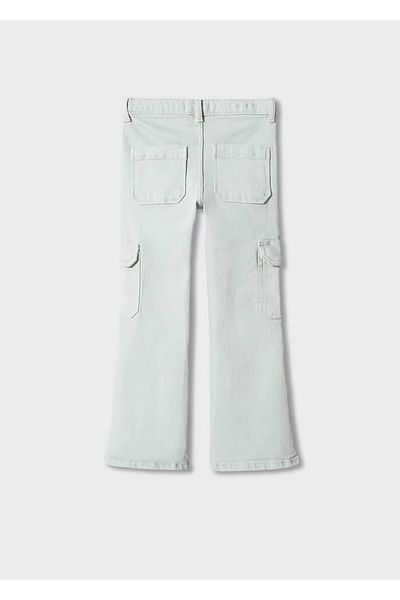 MANGO Kids Green Pants for Kids