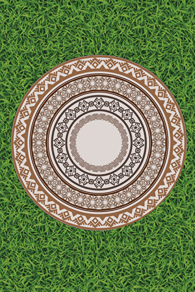 tarzınısec Covoraș de picnic rotund, cu model, husă multifuncțională, veselă,...