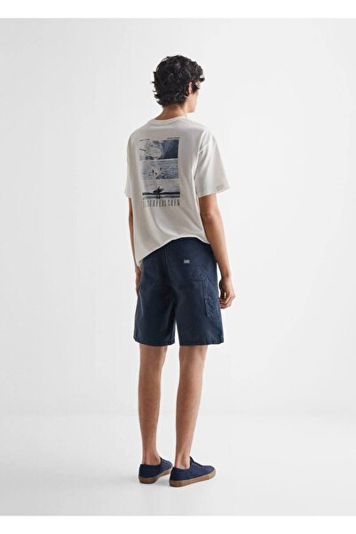 Mango Teen Pamuklu Bermuda Şort