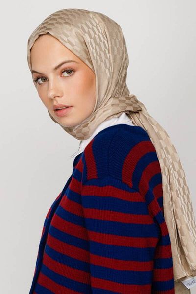 VALORSCARF ΜΕΤΑΞΩΤΟ ΜΠΕΖ QOZA ΣΧΕΔΙΟ ΜΕΤΑΞΩΤΟ ΖΑΚΑΡ