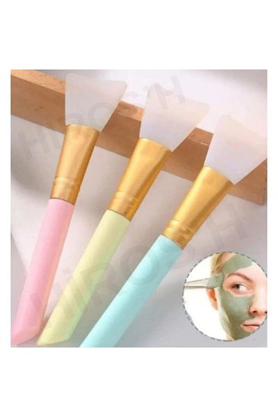 HİROS'H Silicone Mask Applying and Cleaning Spatula-Brush