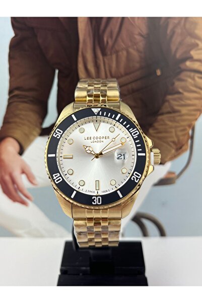 Lee Cooper GOLD JUBEL MODEL MEN'S Wristwatch 5 ATM WATERPROOF
