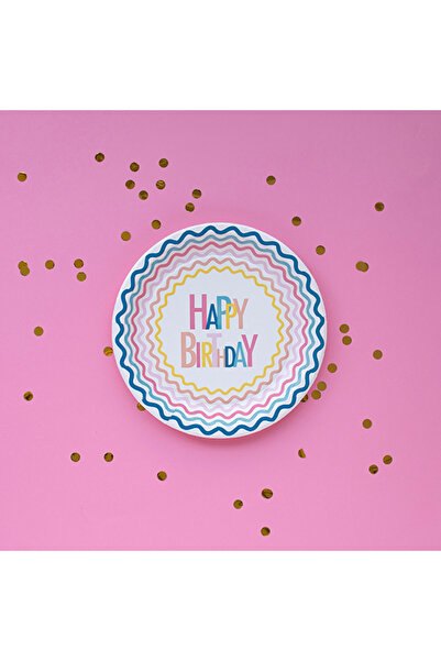 Fenix Dukkan Happy Birthday Renkli Tabaklar