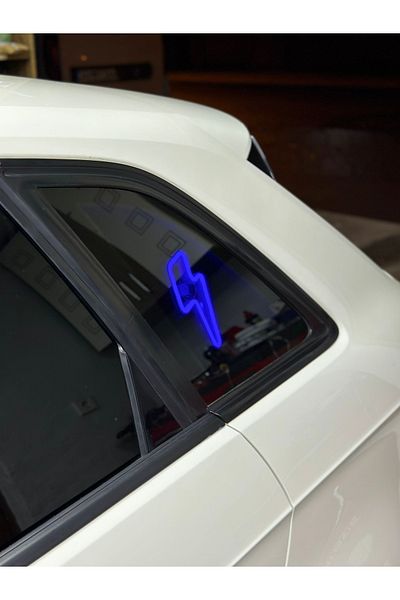 3dbaydesign Neon LED Light Decor for Car (12 Volt Suction Cups BLUE)
