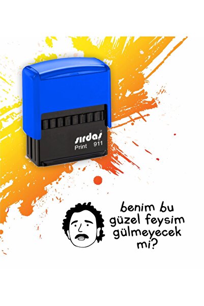 BENİMSER REKLAM برهان ألتينتوب هل لن يضحك هذا الفيس الجميل؟ ختم أسود بتصميم خاص